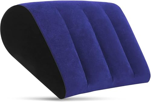 LuxoCare Oreiller Gonflable Triangulaire Anti-Reflux - Coussin de Positionnement Multifonction pour Lit, Canapé, Voyage - Soulage Douleurs Dos, Nuque, Genoux et Améliore la Circulation Sanguine