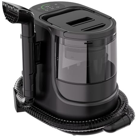 NYANS Limpiador De Manchas a Vapor Portátil para Alfombras, Máquina De Limpieza De Telas a Vapor, Tanque De Agua De Gran Capacidad, Calentamiento Rápido, para Muebles, Mascotas, Asientos De Coche