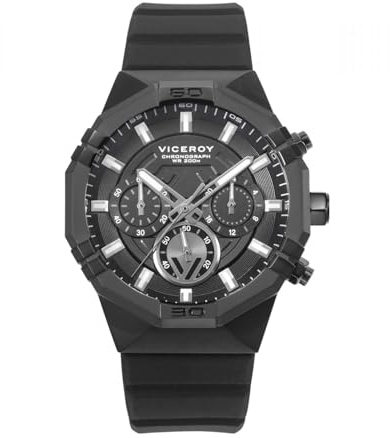 Viceroy Reloj Neo 45017-55 Acero y Silicona Negro