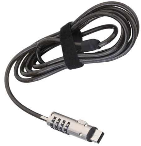 Housoutil Blocco USB per Laptop con Password Digitale Sicurezza Veloce e Rotazione Protezione Antifurto Notebook Design Flessibile