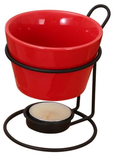 Genérico Taza para Fondue – Cerámica, De Chocolate | Melt Melts Melter, Accesorio De Mesa De Cocina Duradero para De Inmersión De Frutas Y Chocolate, Diversión Familiar Y Uso Diario De Preparaci