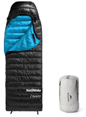 Naturehike Sacco a Pelo In Piuma d'Oca 750FP Sacco a Pelo In Piuma d'Oca Invernale Caldo 4 Stagioni Sacco a Compressione Speciale Da Campeggio Ultraleggero Portatile
