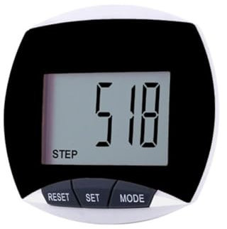 Mini podómetro contador de pasos, podómetro portátil con clip, podómetro para caminar, contador de pasos, podómetro para caminar, correr, ancianos, niños, hombres y mujeres