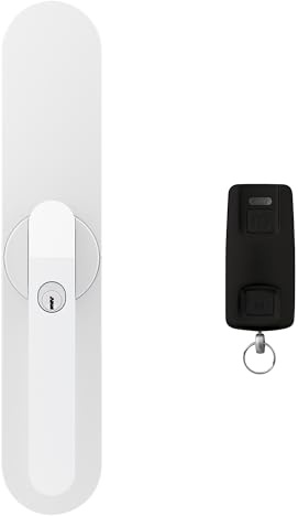 ABUS Fensterantrieb WINTECTO One mit Fernbedienung CFF3100 – Smarter Fenstergriff für Fenster, Balkon- und Terrassentür – mit Alarmfunktion – einfache Montage ohne Bohren
