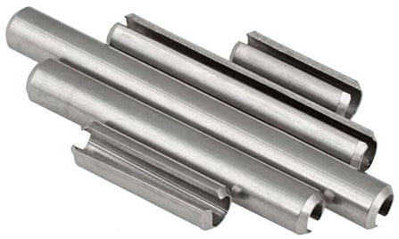 CLENEA Federstifte aus Edelstahl 304, M1,5-M12, zylindrisch, elastisch, offen, Spannstifte, Spannstifte, Schlitz, Geteilte Spannstifte(14mm,M2.5)