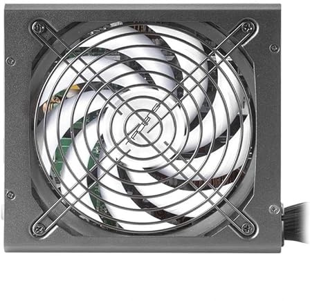 Fuente de alimentación 600W, certificación 80PLUS Silver, diseño eficiente y fiable, Ideal para Ordenadores de Alto Rendimiento.