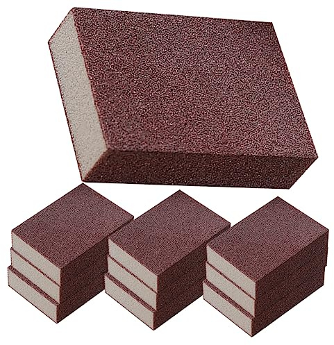 HAMPPLIES 10 Stück Multifunktions Wokschwämme Kompakte Spülschwämme Aus Robustem Material Starke Reinigungskraft Wasseraufnahme Küchenreinigungsschwämme Für Geschirr Töpfe Und Pfannen