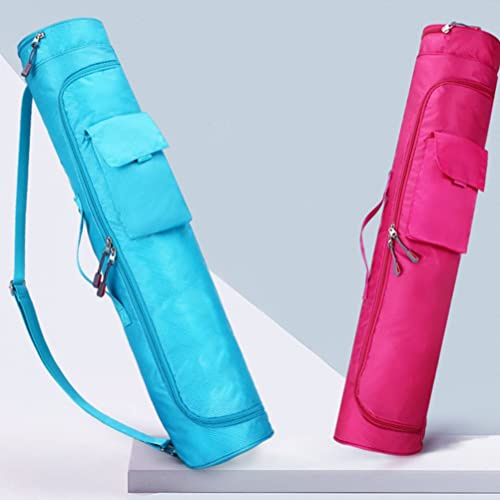 Generic Stor Yogaväska, Gymväska i Nylon med Justerbart Bälte för Förvaring Av Yogamattor, Sidoöppen Design, Flera Färger, Perfekt för älskare (#2)