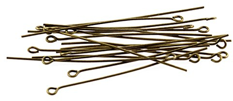 70 Ösenstifte 50 mm in Vintage bronze