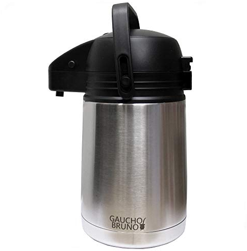 Desktop Flask with Precision Dose Dispenser Gaucho Bruno Ideal for Yerba Mate