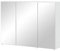 Schildmeyer Basic Spiegelschrank ohne Beleuchtung ‎134109, weiß Glanz, 100 cm