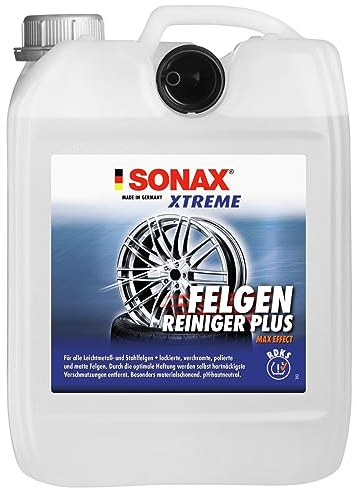 SONAX XTREME Felgenreiniger PLUS (5 Liter) - effiziente Reinigung aller Leichtmetall- und Stahlfelgen sowie lackierte, verchromte und polierte Felgen | Art-Nr. 02305050