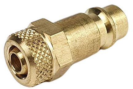 Kupplungsstecker mit Schlauchanschluss 10x8mm (mit Überwurfmutter)