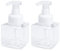 Chstarina 2 pezzi Dispenser di sapone schiumogeno Flacone per pompa schiumogena da 250 ml (8,5 once) Contenitori liquidi per sapone per le mani per sapone per le mani in cucina o in bagno