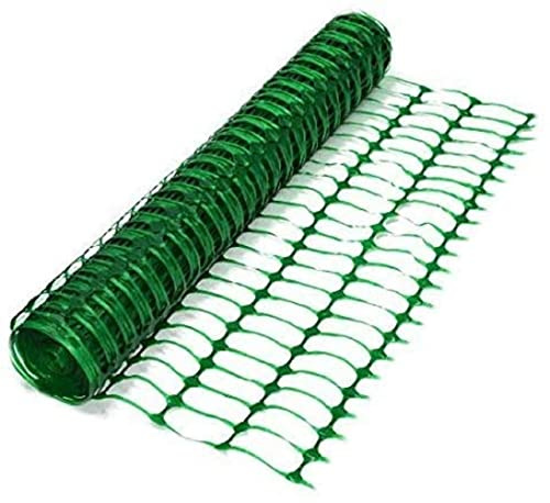 1 Rolle mit 1 m x 30 m Schutzzaun Grün - Rollzaun, Kunststoff, Absperrzaun Bauzaun Mobilzaun Schutznetz
