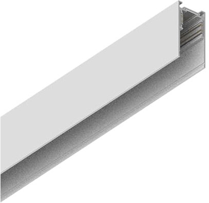 IDEAL LUX Sistema luce binario EGO PROFILE HIGH 1000 mm WH, Sistema a rotaia, Illuminazione modulare, Dispositivo su binario, 100x3h5 cm, Bianco