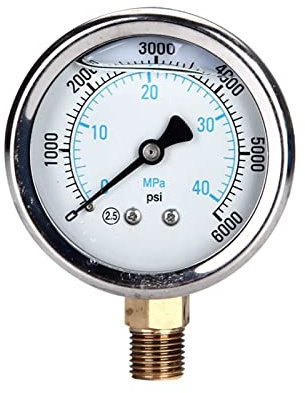 Nettoyeur Haute Pression Pulvérisateur sans air Haute Pression Manomètre de Pression de Joint en T Accessoires de pulvérisateur universels adaptés à la Peinture Grao Wagner Titan pour Affronter Une