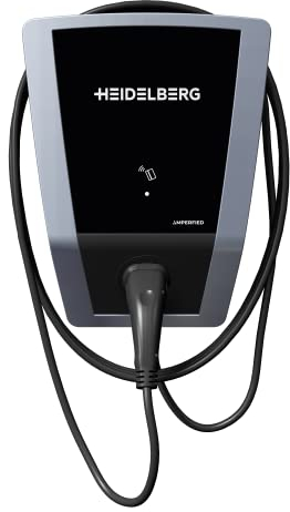 HEIDELBERG Amperfied Wallbox 11 kW zur Abrechnung von Firmenfahrzeugen. 5 m Ladekabel und MID-Stromzähler. Intelligente Ladestation Connect.Business für Elektrofahrzeuge. Optional 5 Jahre Garantie.