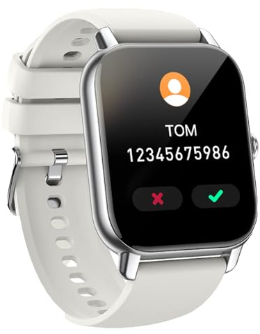 Togala Smartwatch con Effettua/Risposta Chiamate, Orologio Smartwatch Uomo Donna, 1.85'' Fitness Tracker con 114+Sportive/Sonno Cardiofrequenzimetro, Impermeabil IPx8, Smart Watch per Android iOS