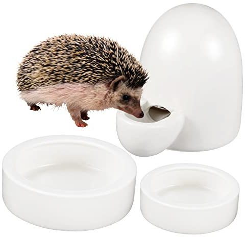 BESPORTBLE 3 Stück Auslaufsicheres Futter Und Wasserspender Aus Kunststoff Kompatibel Mit Hamster Igel Chinchilla Kleines Meerschweinchen Für Innen Und Außengebrauch