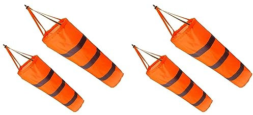 VENOAL Windsack, 76,2 cm, 4 Stück, mit reflektierendem Gürtel, für Outdoor, Flughafen, Bauernhof und Park