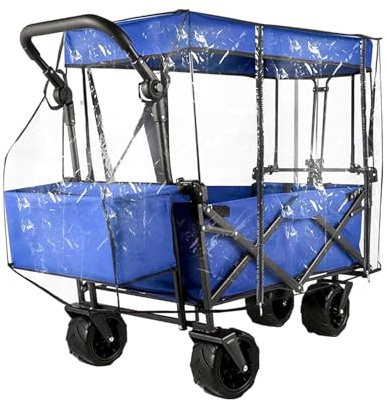 Regenschutz für Trolleys, wasserdichte Abdeckung für Trolleys - Regen | und Windschutz für Trolleys, multifunktionaler Regenschutz für Bollerwagen, Schutzhülle im Sommer