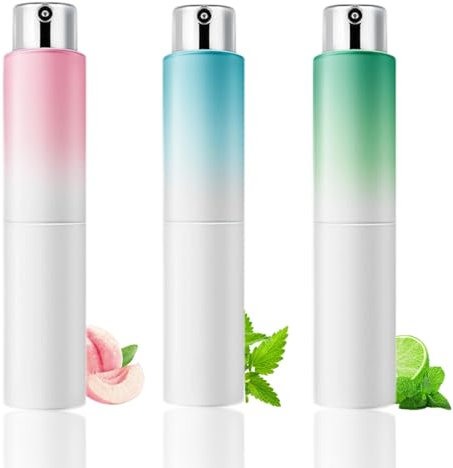 3 Count Oral Breath Spray, Mint Mouth Spray Fresh Breath, Breath Spray for Bad Breath for Adults, Dry Mouth Spray Effective Mouth Oral Breath Spray, Mint, Peach, and Lemon Flavors