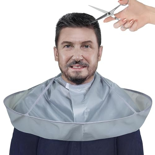 Tanxier Umhang Zum Haarschneiden,Haarschneideumhang Regenschirm,Faltbare Schirmumhänge Zum Haarschneiden, Friseurumhang,Für Haarstyling Schnitte Salon