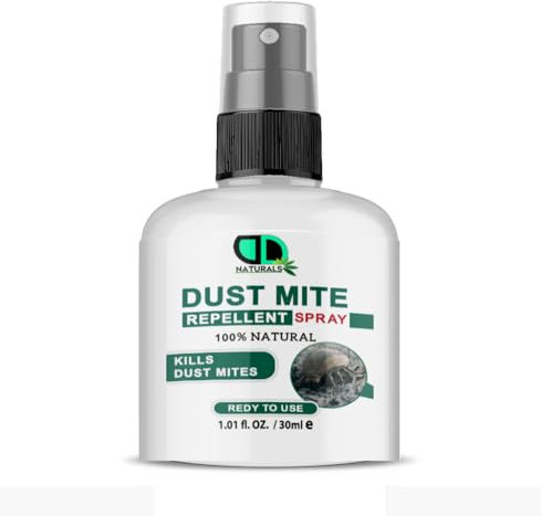 DD Teck Dust Mite & Bed Bug Killer Spray – Fast-Acting, Plant-Based Formula Eliminates Bed Bugs, Eggs, Nymphs, Dust Mites & Lice – Non-Toxic, Non-Staining – Safe for Kids & Pets (30ml Spray)