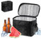 Bolsa Nevera Plegable, 10L Bolsas Térmicas para Comida, con Asas, Cierre y Tapa, Saco Isotermica, Nevera Portatil para Picnic, Barbacoa, Reutilizable