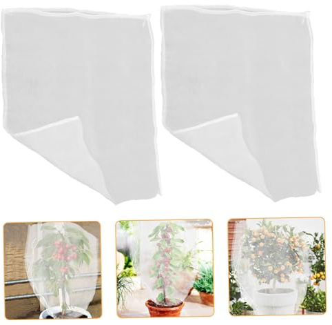 Toyvian 6pièces Filet De Jardin pour Plantes avec Cordon De Serrage Protection Anti-Oiseaux Et Filet à Mailles pour Empêcher Petits Animaux Entrer