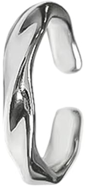 Lerpwige Anneaux Mobiuses en alliage robuste - Accessoire portable pour les couples à la recherche de pièces uniques de mode - Utilisation quotidienne - Style artistique