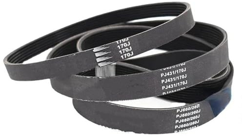 V Drive Belts 135J-PJ343 140J-PJ355 Rubber Ribs Belt Machine V-Ribbed Belt Woodworking Planer Multi Wedge PJ Pulley Belts Clutch Drive Belt(135J-PJ343,7ribs)