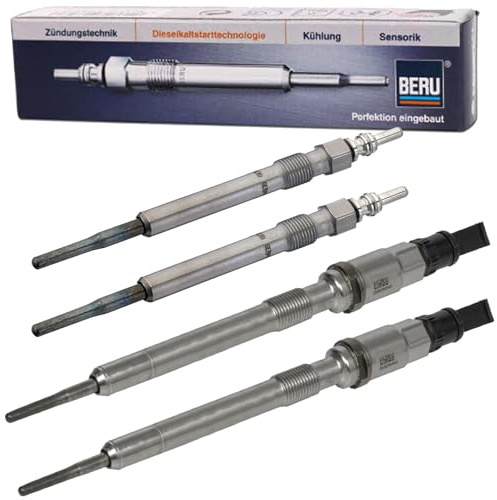 BandelOne enthält 4x Beru Glühkerzen Psg Drucksensor passend für Astra J Corsa D 1.3 Cdti