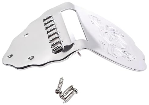 Ornamented Mandolin Tailpiece Metal Structure Optimizes Resonance 8 String Guitar Accessories Mandolin Tailpiece With Upgrade