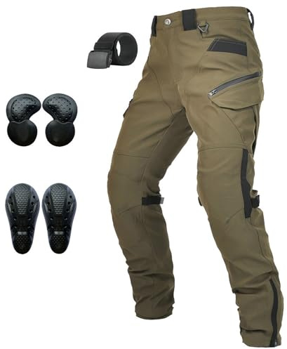 GEBIN Motorradhose Herren mit herausnehmbaren Protektoren