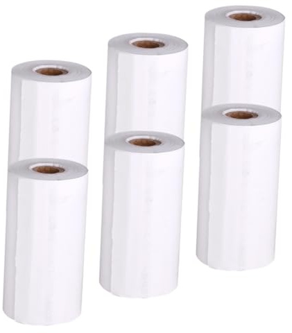 Tofficu 6 Rolls Instant Printing Paper Thermal Printer Paper Refill for Instant Camera Roll