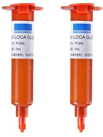 Tacdas Pegamento UV 10Ml, Adhesivo Transparente óPtico, Pegamento UV, Herramienta ReparacióN TeléFonos MóViles para ReparacióN Pantalla TáCtil TeléFonos, Herramientas ReparacióN MóViles