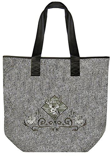 Fan-O-Menal Filztasche Shopper mit Einstickung - Hirsch - 26086 - Gr. ca. 46,5 x 39,5 cm