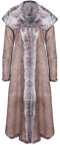 Infnity Leather Damen Taupe Damen Weiche Echt Toskana Lammfell Gilet Weste M