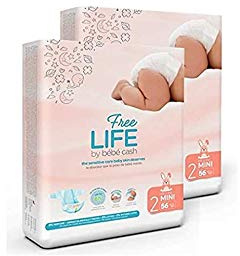 Freelife Bébé Cash Pannolini Taglia 2 (3-6kg) - 112 pannolini