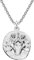 trendor Sternzeichen Zwilling mit Halskette 925 Silber Ø 16 mm Tierkreiszeichen Anhänger Sterlingsilber für Damen, Herren oder Kinder, 08441-06-45 45 cm