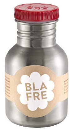 Blafre - Stainless Recycled Steel Drinking Bottle 300ml, Red - Classic design and a super way to avoid throwaway plastic, 4573