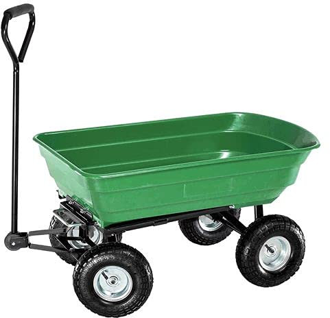 Carrellino Da Giardino Ribaltabile Tippy Capacità Vasca 75 Lt