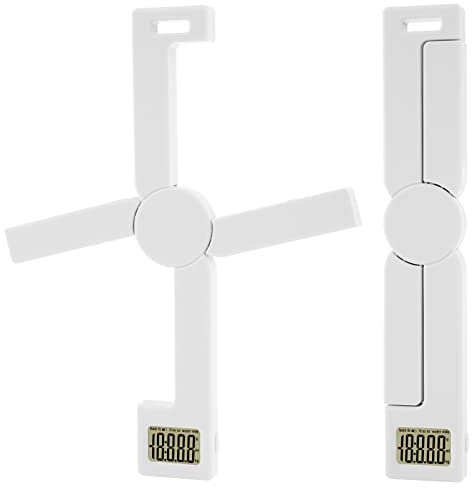 Befirys Balance de cuisine numérique compacte et pliable - Haute précision - Avec écran LCD - Fonction d'arrêt automatique et de tarage - Pour mesurer l'apport des personnes mangeant sainement - Blanc