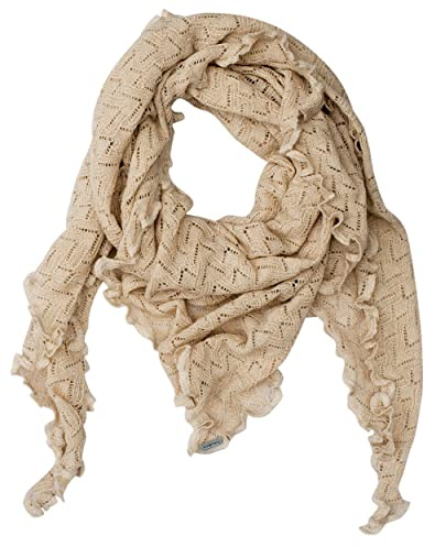 Invero, Merino Dreieckstuch Susi, 100% Wolle (Strand)