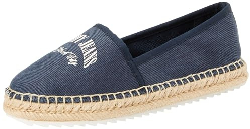 Tommy Jeans Alpargatas Mujer Espadrilles, Blau (Azul), 38