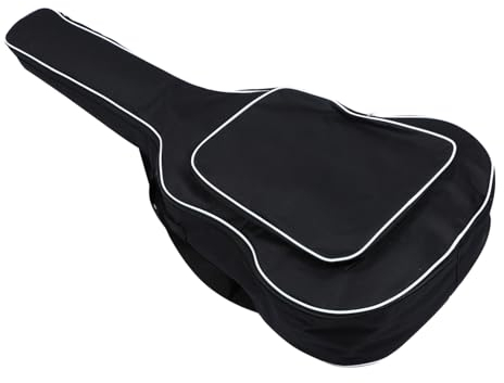 ifundom Gitarrentasche Wasserdichtes Oxford-Material Gepolstert Für Akustik Und Klassikgitarren Stylisches Design Strapazierfähig Und Schmutzabweisend