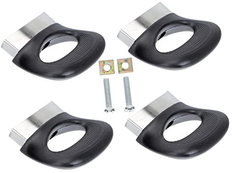 PRETYZOOM Asas Resistentes Al Calor para Ollas 4 Piezas, Acero Inoxidable, Accesorio para Cocina, Agarre Seguro para Cacerolas, Repuesto Práctico para Uso Diario