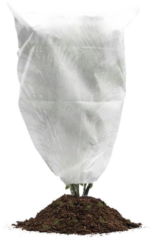 HW CASA Tessuto Non Tessuto per Piante,160×200 CM,Telo Antigelo per Piante Applicabile alle Piante da Esterno,Protezione da Gelo,Vento e Insetti,Copri Piante Inverno Traspiranti,Bianco